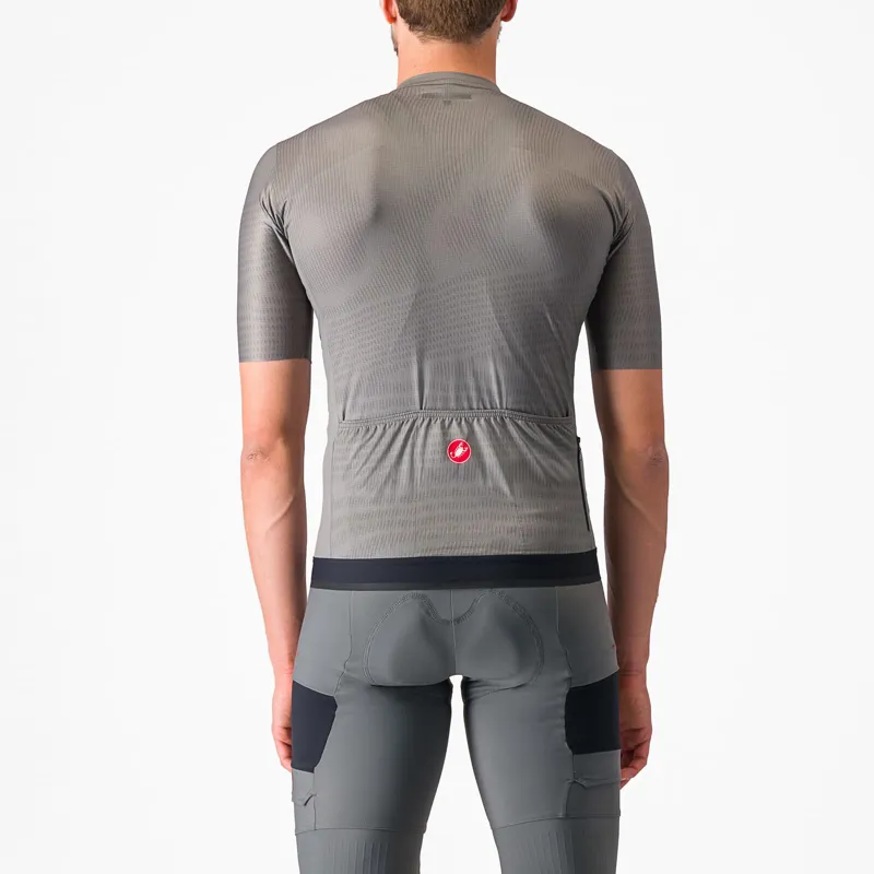 Castelli Unlimited Endurance Short Sleeve Jersey in Gunal Grey/Clay-1