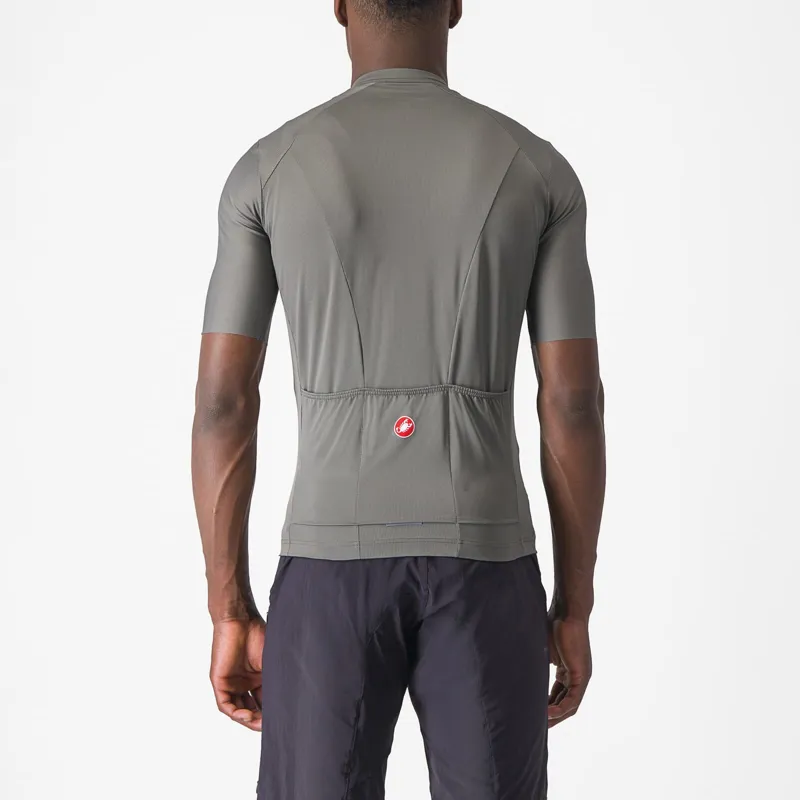 Castelli Unlimited Entrata 2 Short Sleeve Jersey in Gunal Grey-1