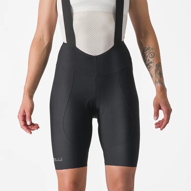 Castelli Espresso Women's DT Bib Shorts in Black-3