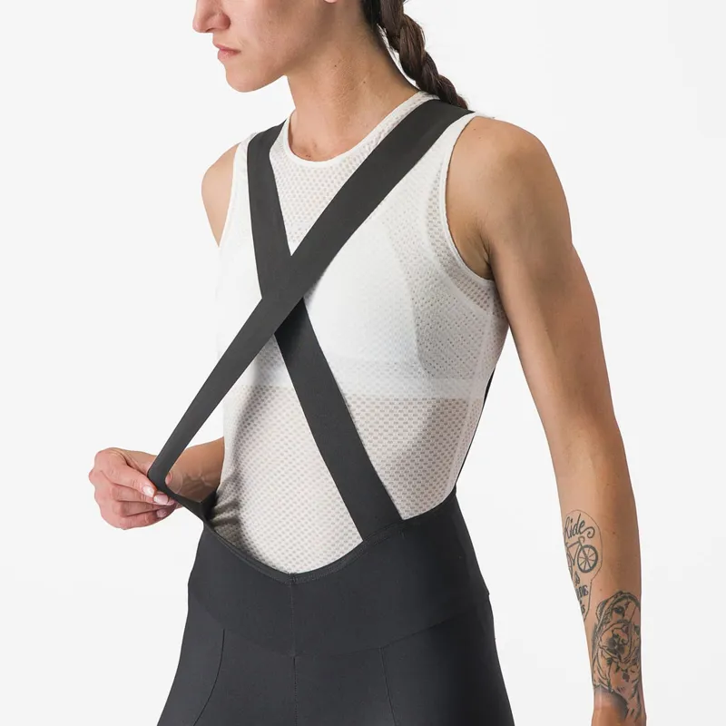 Castelli Espresso Women's DT Bib Shorts in Black-2