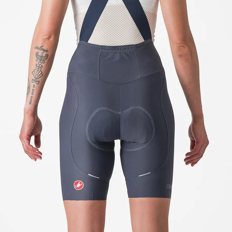 Castelli Espresso Women's DT Bib Shorts in Twilight Blue-5