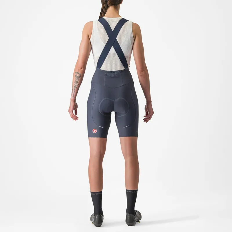 Castelli Espresso Women's DT Bib Shorts in Twilight Blue-1