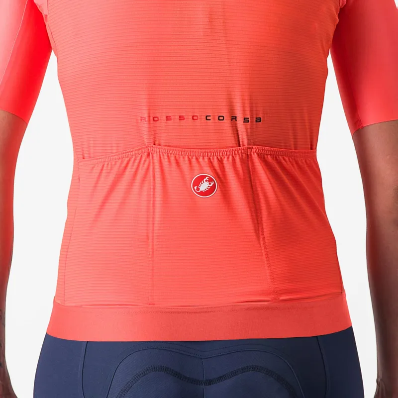 Castelli Aero Pro 7.0 Women's Short Sleeve Jersey in Brilliant Pink-3