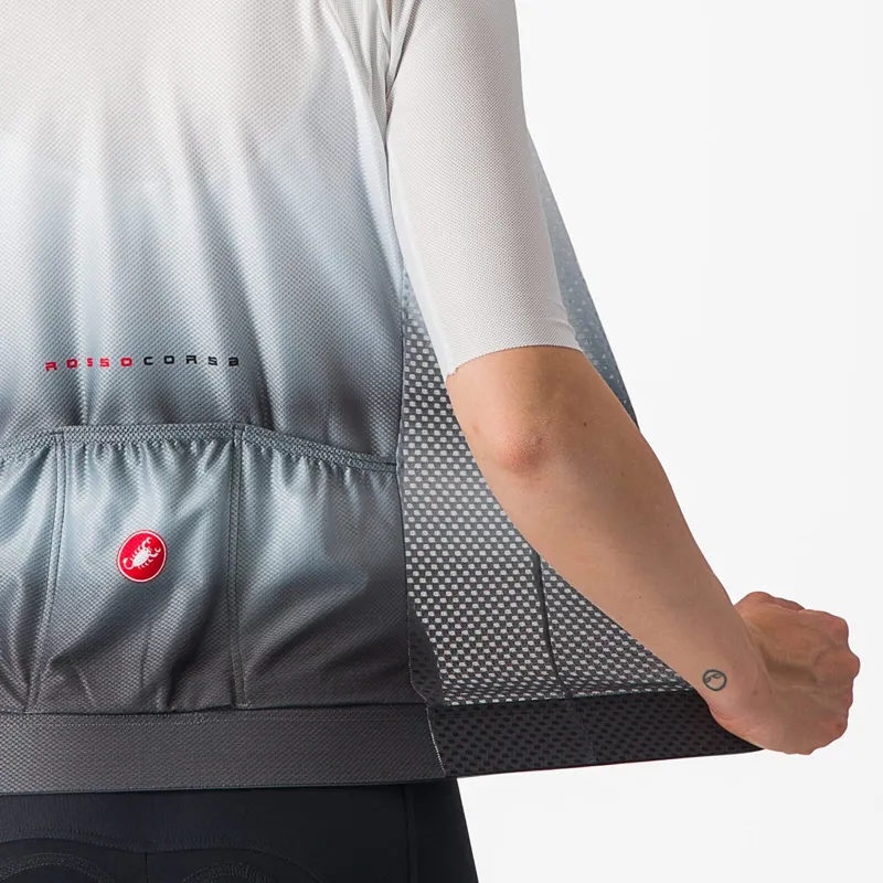 Castelli Climber's 4.0 Women's Short Sleeve Jersey in White/Grey-5