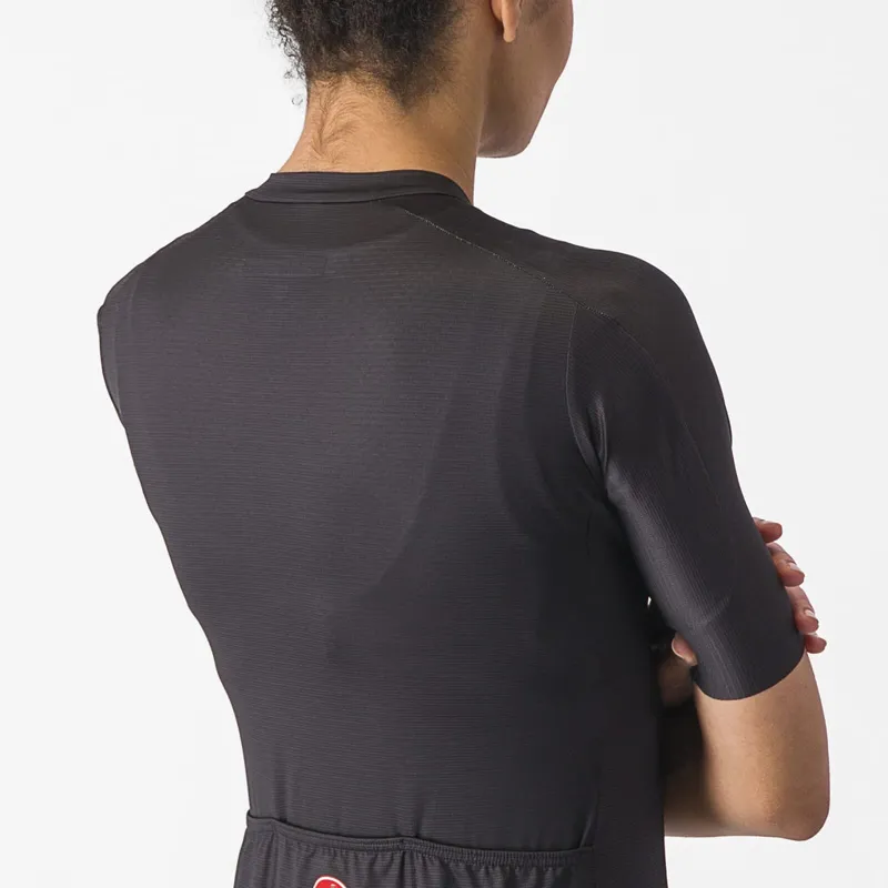 Castelli Espresso Women's Short Sleeve Jersey in Light Black-3