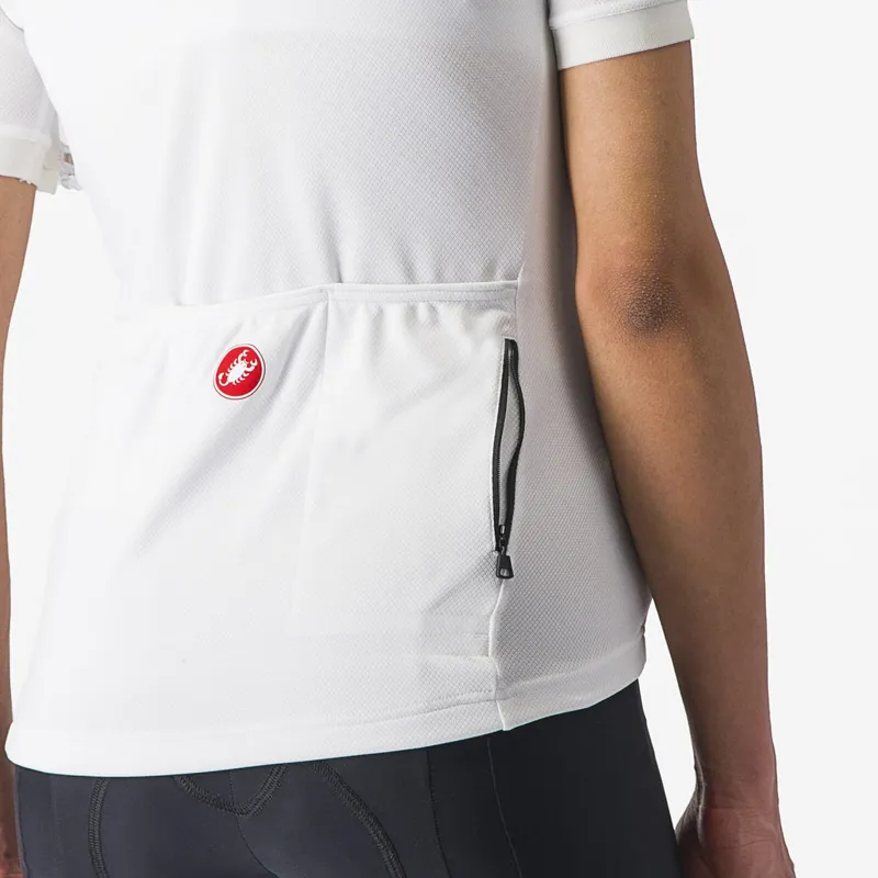 Castelli Libera Women's Short Sleeve Jersey in Ivory-3