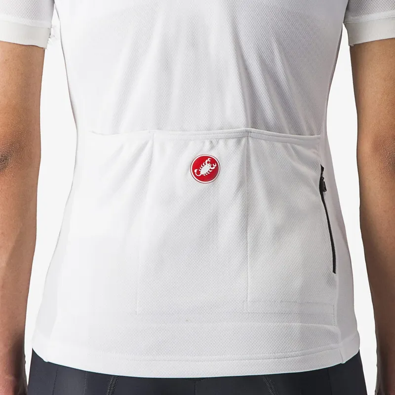 Castelli Libera Women's Short Sleeve Jersey in Ivory-4