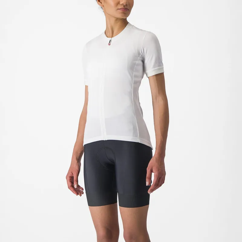 Castelli Libera Women's Short Sleeve Jersey in Ivory-2