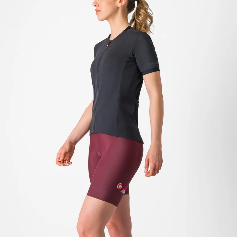 Castelli Libera Women's Short Sleeve Jersey in Light Black-2