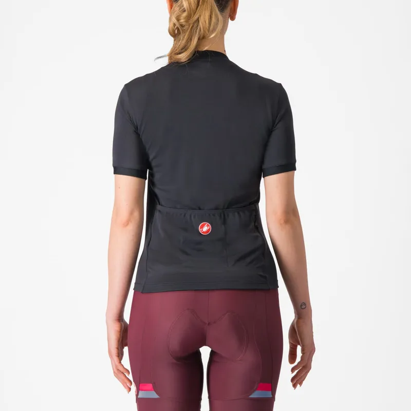 Castelli Libera Women's Short Sleeve Jersey in Light Black-1
