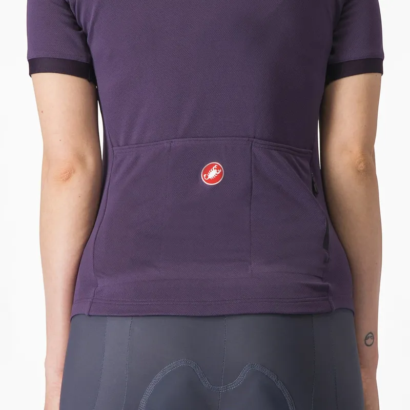Castelli Libera Women's Short Sleeve Jersey in Night Shade-3