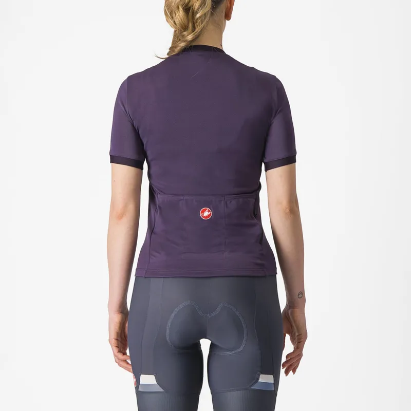 Castelli Libera Women's Short Sleeve Jersey in Night Shade-1