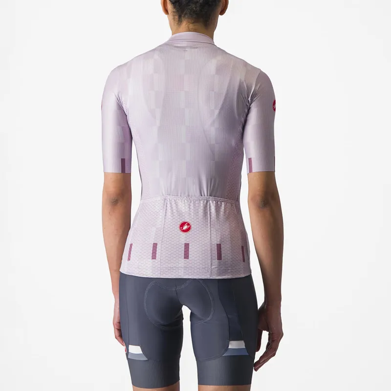 Castelli Dimensione Women's Short Sleeve Jersey in Purple Mist/Deep Purple-1