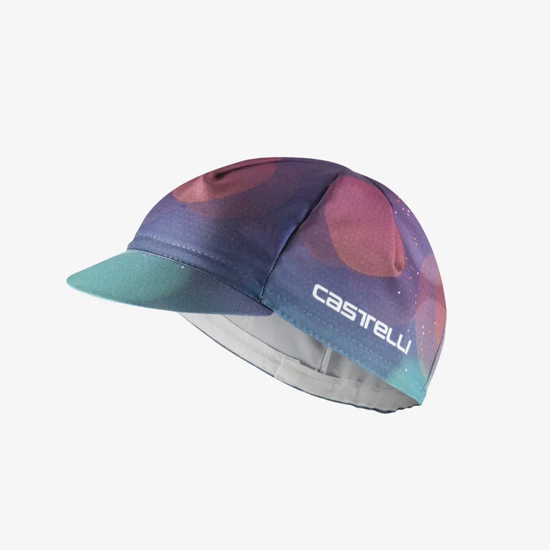 Castelli R-A/D Cycling Cap in Multicolour Purple