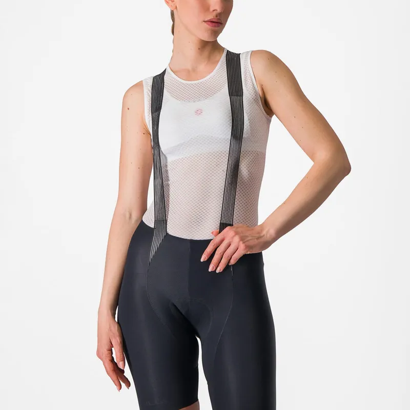 Castelli Pro Mesh Women's Sleeveless Base Layer in White-2