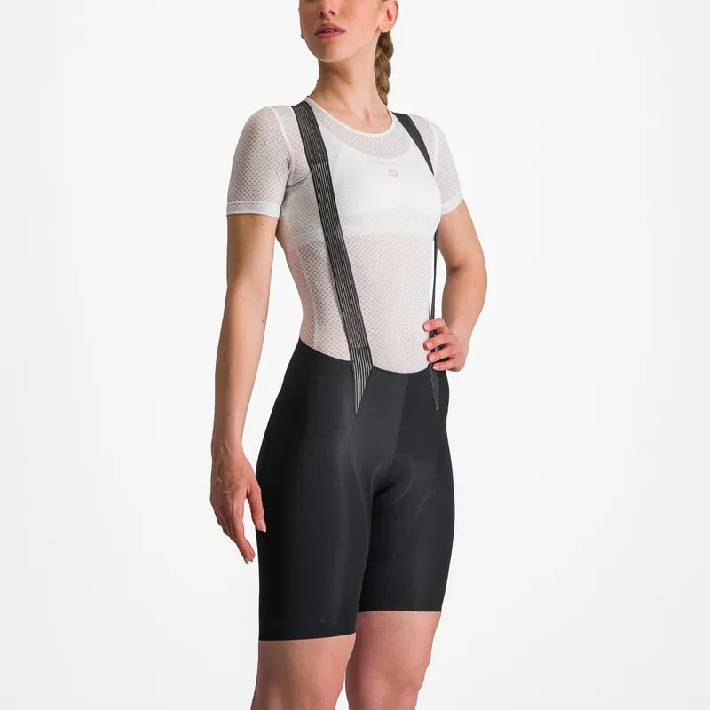 Castelli Pro Mesh Women's Short Sleeve Base Layer in White-2