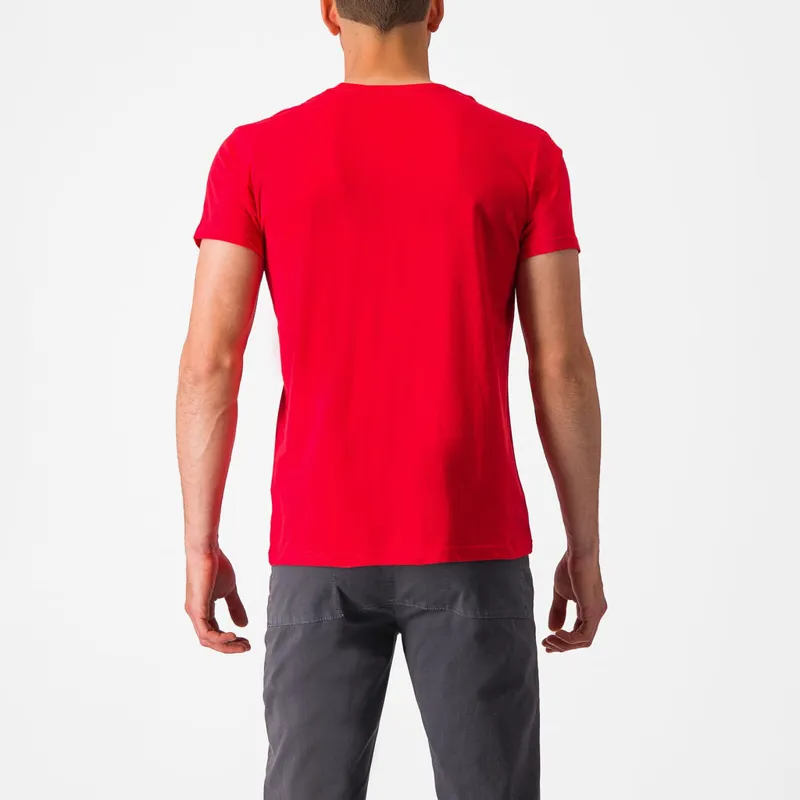 Castelli Classico T-Shirt in Red-1