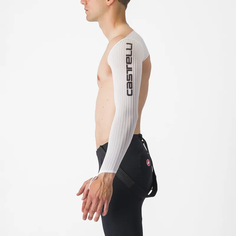 Castelli Bolero Long Sleeve in White-3