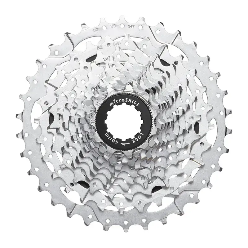 Balfes Bikes Microshift microSHIFT H-Series 11 Speed Cassette in Silver | Free postage over £30, £10 off first order, price match & 0% finance.