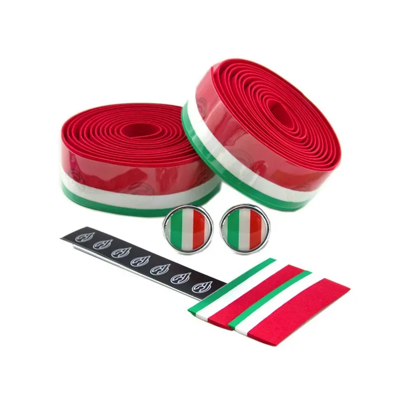 Cinelli Italian Flag Cork Bar Tape in Red/White/Green