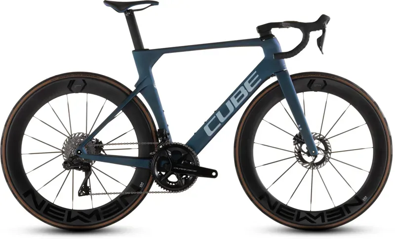 Cube Litening Aero C:68X SLT Road Bike 2026 in Atlantis Grid/Ice