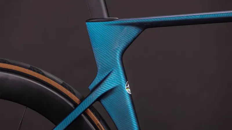 Cube Litening Aero C:68X SLT Road Bike 2026 in Atlantis Grid/Ice-4