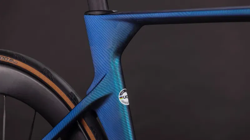 Cube Litening Aero C:68X SLT Road Bike 2026 in Atlantis Grid/Ice-6