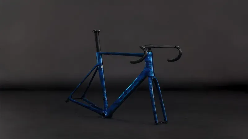 Cube Litening Air C:68X Frameset 2026 in Liquidbluegrid/Chrome-1