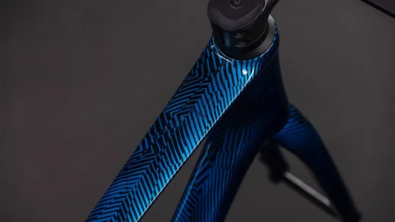 Cube Litening Air C:68X Frameset 2026 in Liquidbluegrid/Chrome-2