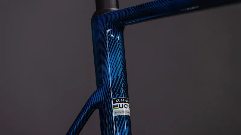Cube Litening Air C:68X Frameset 2026 in Liquidbluegrid/Chrome-5