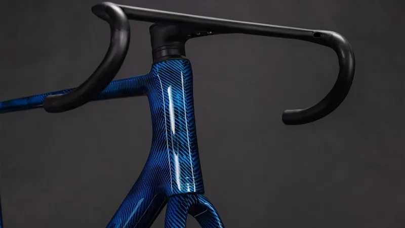 Cube Litening Air C:68X Frameset 2026 in Liquidbluegrid/Chrome-7