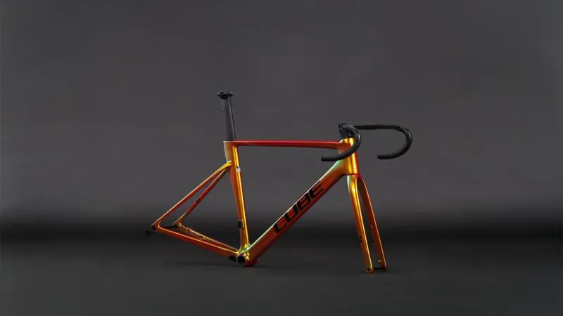 Cube Litening Air C:68X Frameset 2026 in Glowingorange/Black-1