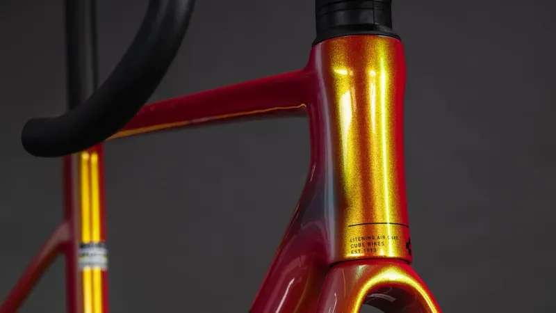 Cube Litening Air C:68X Frameset 2026 in Glowingorange/Black-4