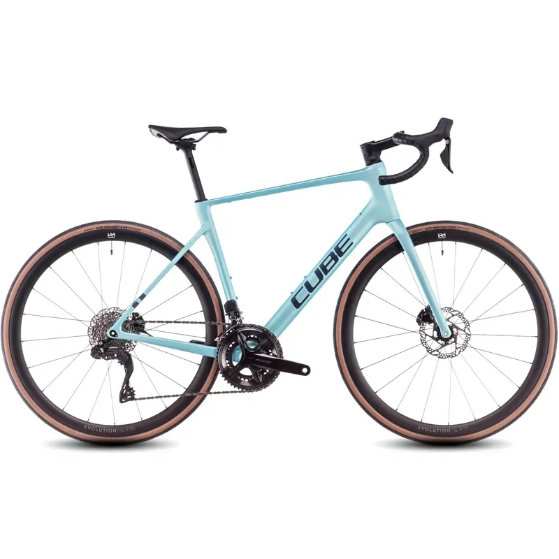 Cube Attain c:62 SLX Road Bike 2025 in Lagoon black-1