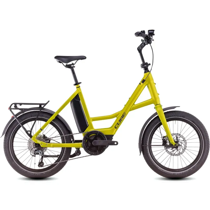 Cube Compact Hybrid Comfort 500 Electric Bike 2025 in lizard reflex 20
