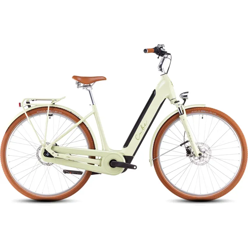 Cube Ella Hybrid 500 2025 Hybrid Electric Bike 2025 in Matcha Green