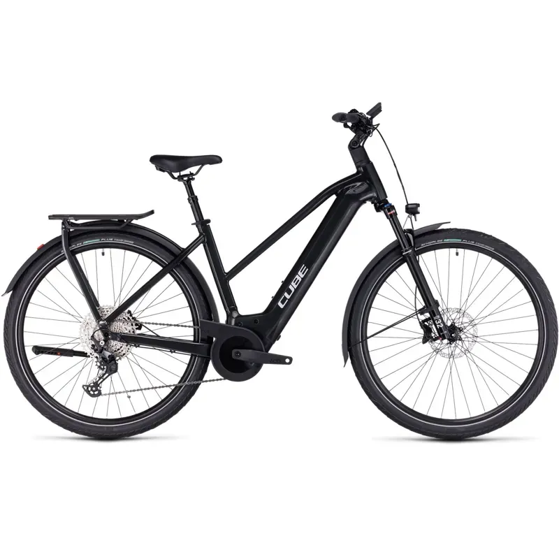 Cube Kathmandu Hybrid EXC 750 Hybrid Electric Bike 2024 in Grey/Silver-1
