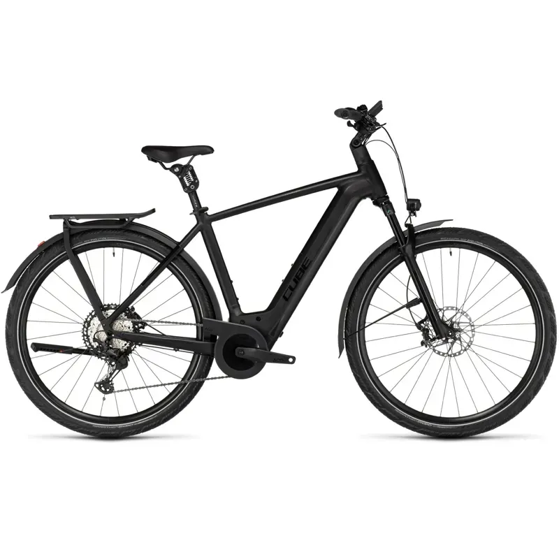 Cube Kathmandu Hybrid SLT 750 Trekking eBike in Black/Metal