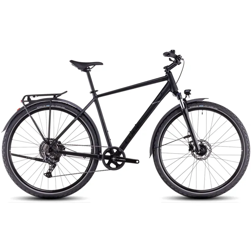 Cube Nature One Allroad Hybrid Bike 2025 in Black/Black