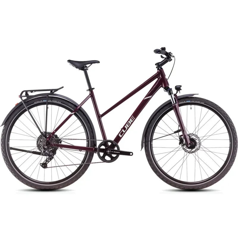 Cube Nature One Allroad Trapeze Hybrid Bike 2025 in Amarone/Lunar