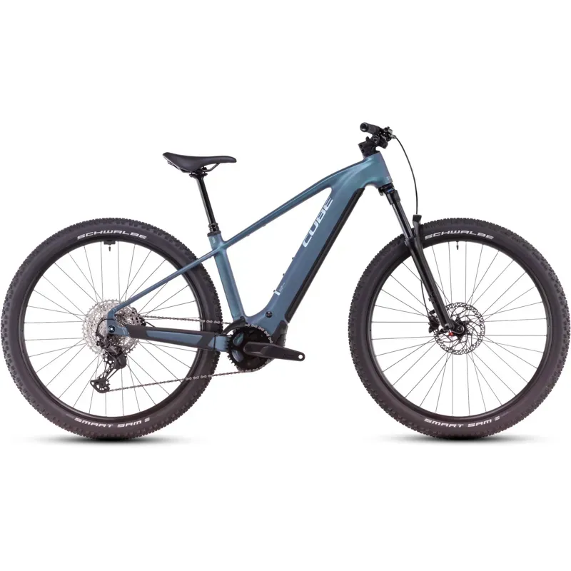 Cube Reaction Hybrid Pro 600 Electric Hardtail Mountain Bike 2025 in Smaragd Grey/Prism