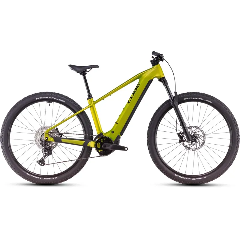 Cube Reaction Hybrid Race 800 Electric Hardtail Mountain Bike 2025 in Lizard/Black