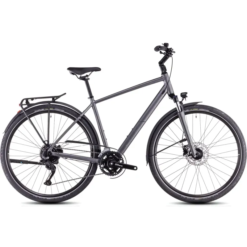 Cube Touring Pro Hybrid Bike 2025 in Slab Grey/Metal