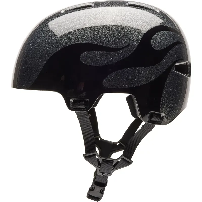 Fox Flight Youth BMX Helmet in Silver-1