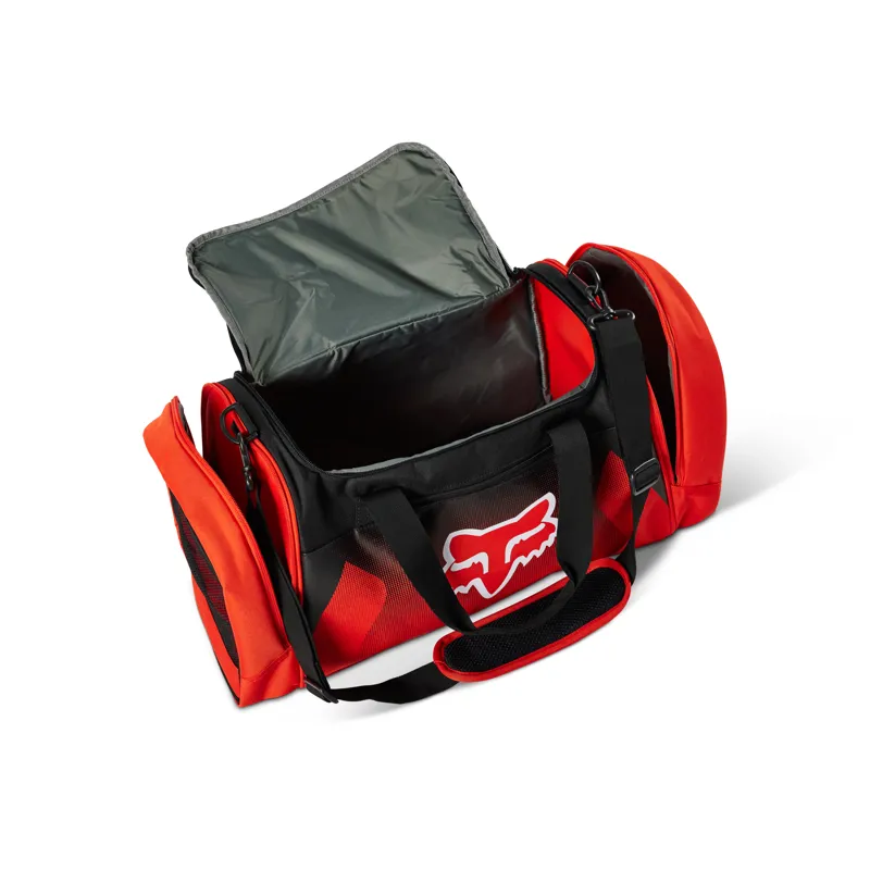 Fox Racing 180 Leed Duffle Gear Bag in Fluorescent Red-1