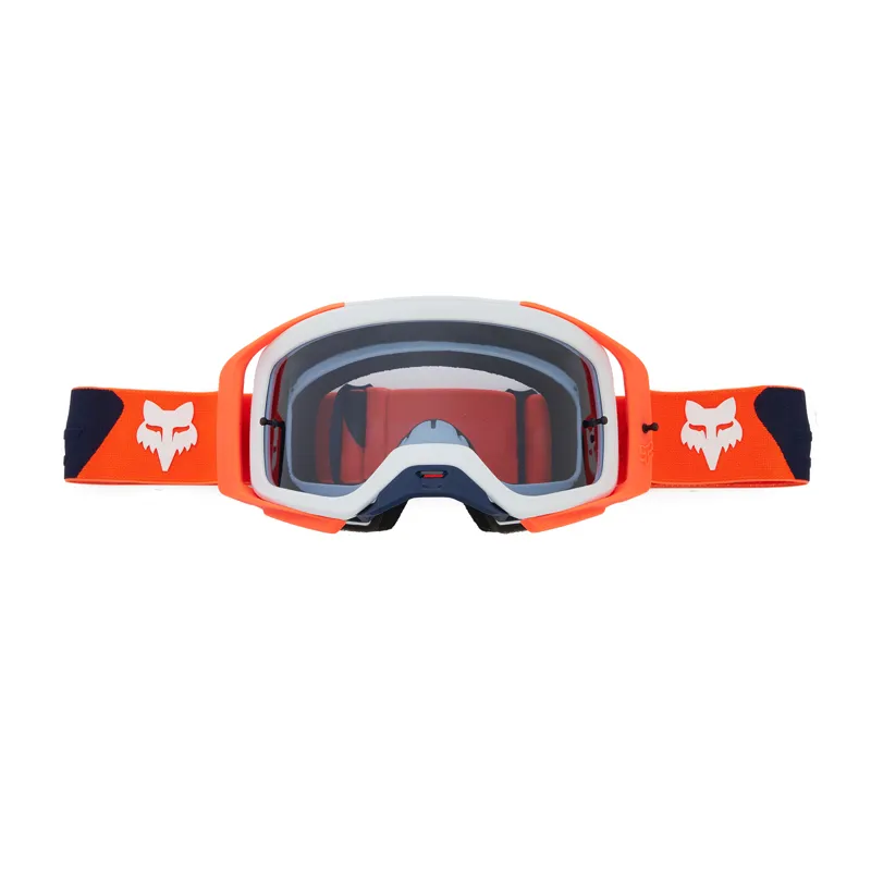 Fox Racing Airspace Core Smoke Lens Goggles in Navy/Orange