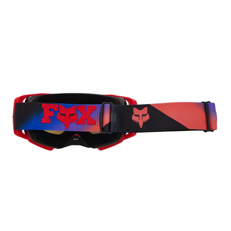 Fox Racing Airspace Streak Mirrored Lens Goggles in Fluorescent Red-1