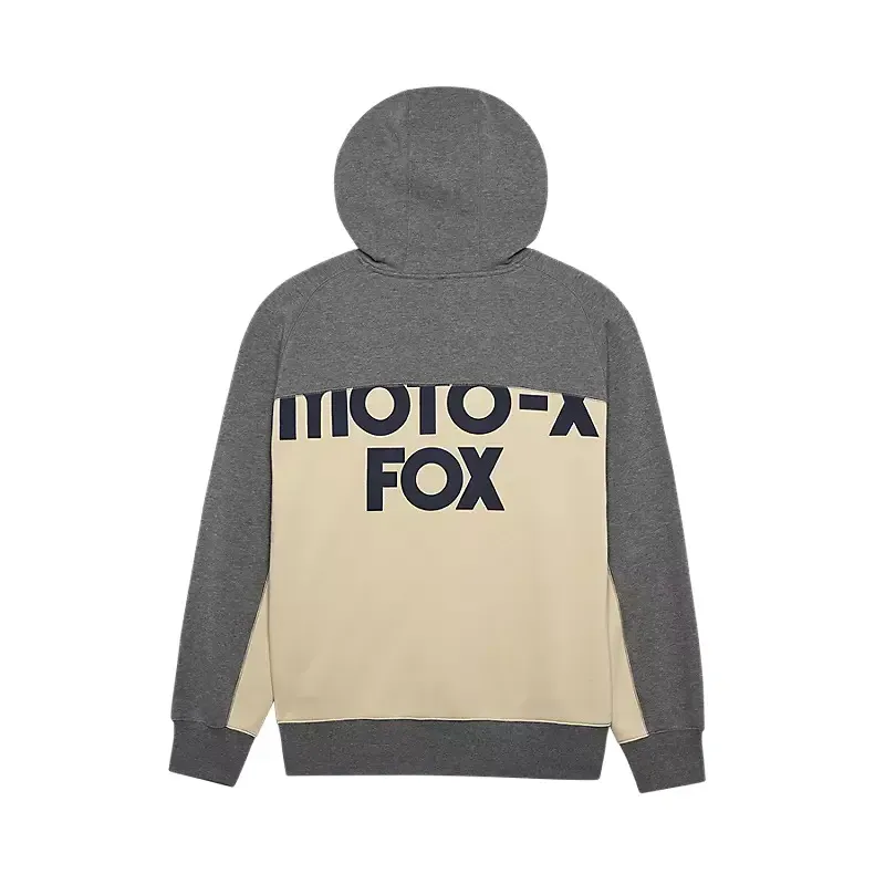Fox Moto-X Oversized Fleece Pullover Hoodie in Heather Graphite-1