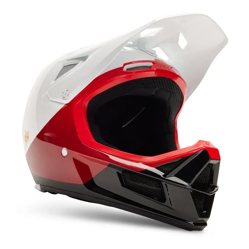 Fox Rampage Comp Baysik Helmet in White-4