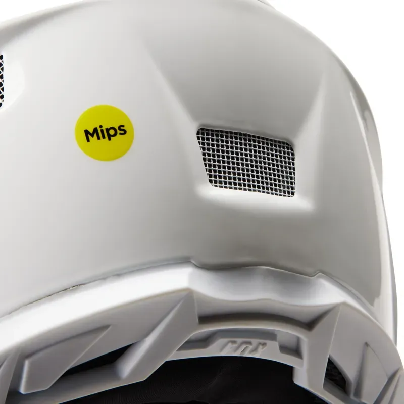 Fox Rampage Comp Baysik Helmet in White-8